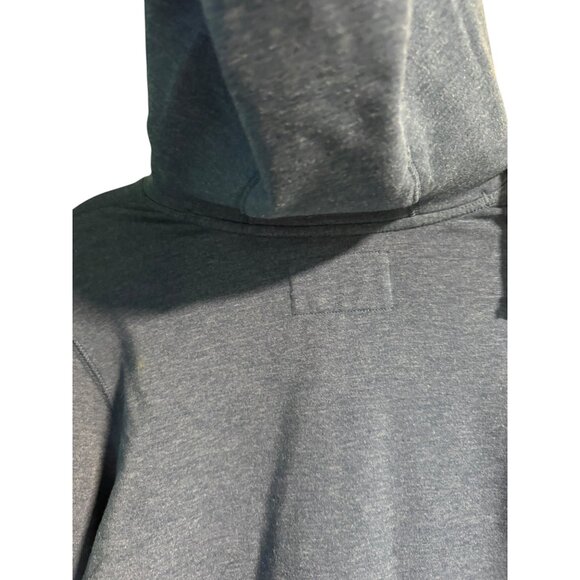 MIT 47 Medium Hoodie Blue With Zipper Pockets & Thumb Holes Made In Peru - Picture 9 of 10